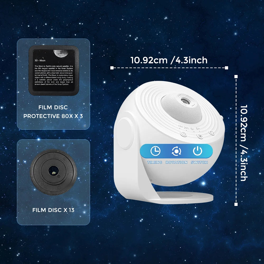 13  in 1 Star Projector, Planetarium Galaxy Projector for Bedroom, Aurora Projector, Night Light Projector for Kids Adults