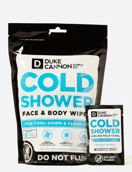 Duke Cannon Cold Shower Cooling Field Towels Multipack Pouch