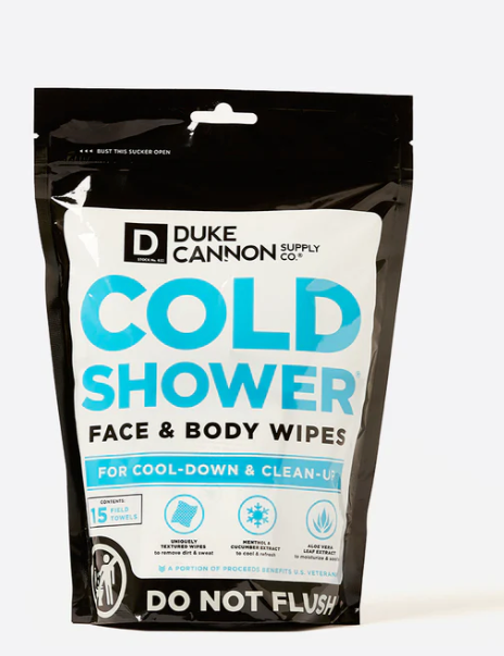 Duke Cannon Cold Shower Cooling Field Towels Multipack Pouch