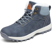 Mishansha Men's Waterproof Snow Boots, Insulated Warm Lined Winter Boot for Cold Weather, Non-Slip Outdoor Trekking Hiking Shoes